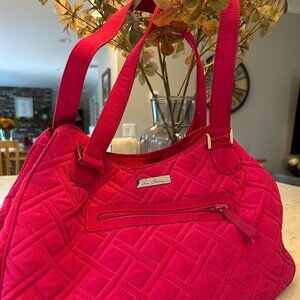 Bright Pink Quilted Vera Bradley Bag